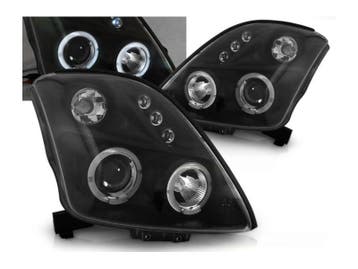 Koplamp Angel Eyes Black geschikt voor Suzuki Swift, Verzenden, Nieuw, Suzuki
