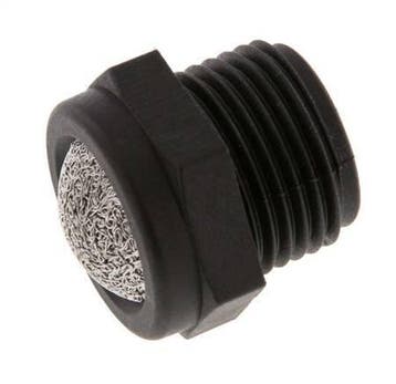 G3/8 PA Compact Pneumatische Geluiddemper 1.4301 Draadgaas, Verzenden, Nieuw