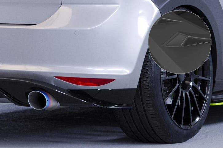Achterskirt voor VW Golf 7 GTI/ GTD/ GTE/ e-Golf HA263-L, Auto-onderdelen, Carrosserie en Plaatwerk, Nieuw, Verzenden