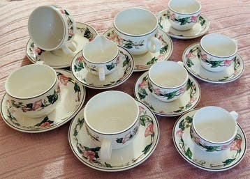 Villeroy & Boch - Koffieservies voor 4 (17) - Porselein