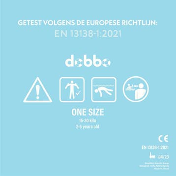 DOBBO Blauw - Puddle Jumper - Zwembandjes - Zwemvest -, Ophalen of Verzenden, Nieuw