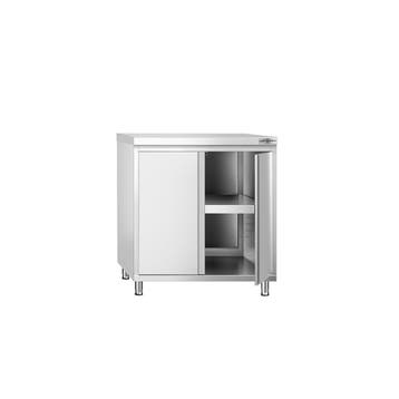 GGM Gastro | Gesloten RVS werktafel PREMIUM - 800x700mm - |, Verzenden, Nieuw in verpakking, Meubilair