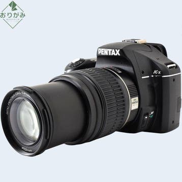 Pentax K-x Black + DA L 4-5.6/50-200mm ED Digitale reflex, Nieuw