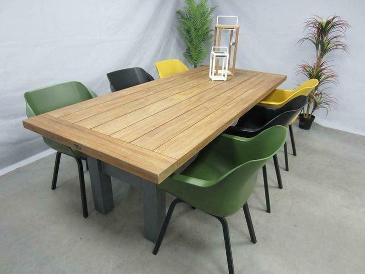 hartman tuinset sophie element kleur met Yasmani tafel 240, Tuin en Terras, Tuinsets en Loungesets, Tuinset, Nieuw, 6 zitplaatsen