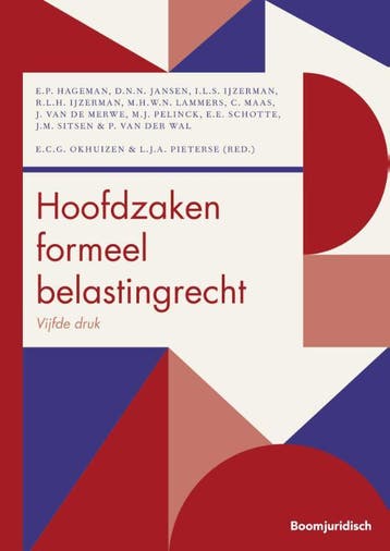 Hoofdzaken formeel belastingrecht 9789462907454, Boeken, Zo goed als nieuw