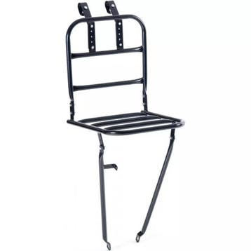 Falkx Voordrager fiets - mat zwart - 30x30 cm - stevige 1..., Ophalen of Verzenden, Nieuw