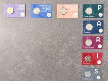 Frankrijk. 2 Euro 2021/2024 Olympics Games Paris 2024 (8