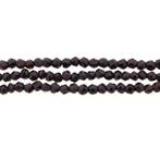 Antieke granaat kralencollier met gouden sierslot (Ketting), Sieraden, Tassen en Uiterlijk, Kettingen, Gebruikt, Overige kleuren