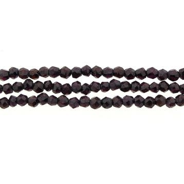 Antieke granaat kralencollier met gouden sierslot (Ketting), Sieraden, Tassen en Uiterlijk, Kettingen, Gebruikt, Ophalen of Verzenden