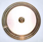 Plafondlamp - Messing en Glas - Art Deco