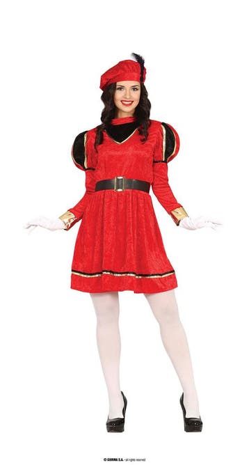 Pietenjurk Met Baret Dames Rood, Ophalen of Verzenden, Nieuw
