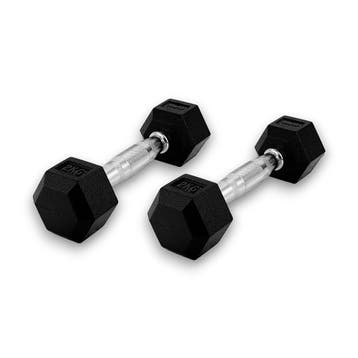 KRAKEN Hex Dumbbell 2 kg set van 2 - rubber halters, nieuw i, Sport en Fitness, Verzenden, Nieuw