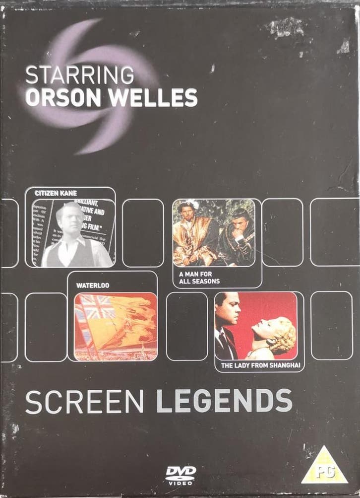 Orson Welles . Screen Legends -   Gratis verzenden, Cd's en Dvd's, Dvd's | Tv en Series, Zo goed als nieuw, Boxset, Drama, Alle leeftijden