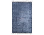 Tapijt Mono Blauw 120x180cm | By-Boo 6211, Huis en Inrichting, Stoffering | Tapijten en Kleden, Ophalen of Verzenden, Nieuw