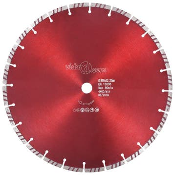 vidaXL Diamantzaagblad met turbo 350 mm staal, Doe-het-zelf en Verbouw, Gereedschap | Zaagmachines, Verzenden, Nieuw