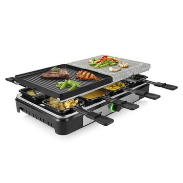 Tristar PD-9051 - Raclette - Gourmetstel - steengrill 6 p..., Verzenden, Nieuw