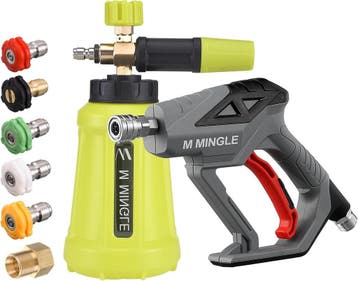 Autowas Pistool + 5 Nozzles | 46% Korting, Ophalen of Verzenden, Zo goed als nieuw, Elektrisch, M MINGLE