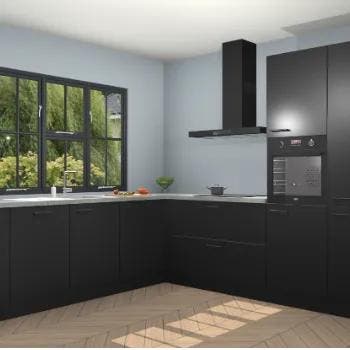 Zwarte keuken Singapore 125393, Verzenden, Nieuw
