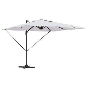 vidaXL Roma Parasol Beige 286 x 284 x 270 cm Aluminium en, Verzenden, Nieuw, 2 tot 3 meter