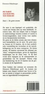 Tarot als sleutel tot inzicht 1 De grote arcana, Verzenden, Zo goed als nieuw, E. Oldenburger