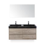 Dante Badmeubelset 120 cm - Craft Oak - Wastafel Hardsteen, Ophalen of Verzenden, Nieuw