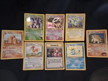 55 Mixed collection - WOTC - Base set, Team Rocket, Gym, Nieuw