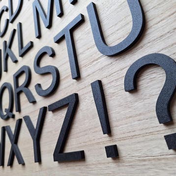 Nieuwe 3D letters - Reclame - Decoratie - 10 tot 25 cm hoog, Nieuw, Overige typen