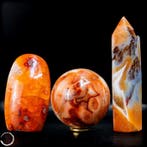 Carneol Trio – Vuur van de Aarde in voltooide vorm Brazilië-, Verzamelen