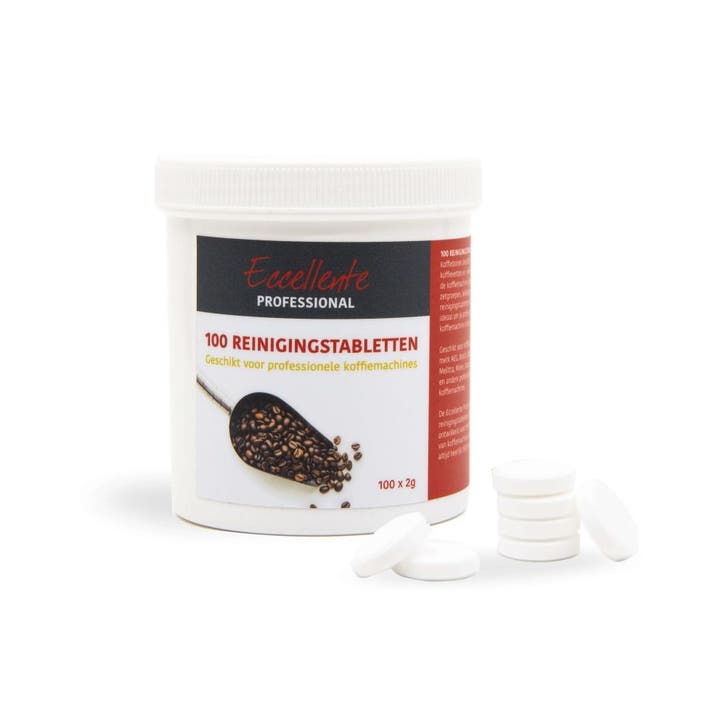 ECCELLENTE Professional Reinigingstabletten 100x 2gram, Witgoed en Apparatuur, Koffiemachine-accessoires, Nieuw, Ophalen of Verzenden