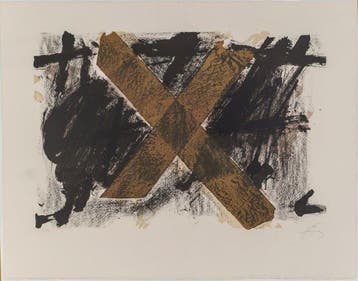 Antoni Tapies (1923-2012) - Lettre X
