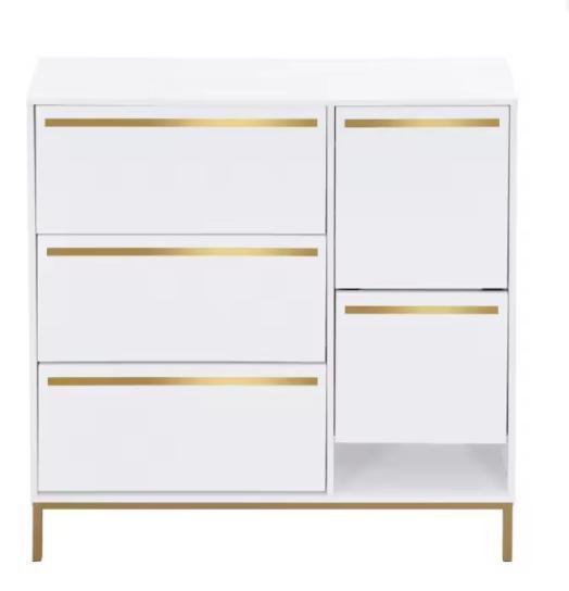 Hal Schoenenkast met Open Vakken – Modern Design, Huis en Inrichting, Kasten | Schoenenkasten, Nieuw, Verzenden