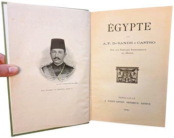 Signé; De Sande e Castro - Egypte - 1901, Antiek en Kunst, Antiek | Boeken en Bijbels