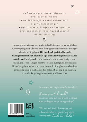 Het negen maanden invulboek 9789021571959 Eva Reinders, Boeken, Zwangerschap en Opvoeding, Verzenden, Zo goed als nieuw, Eva Reinders