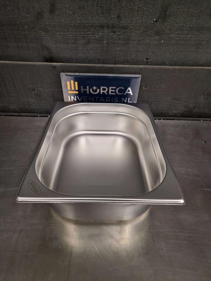 Gastronorm bak | 1/2 GN | 10 cm diep | RVS | horeca, Zakelijke goederen, Horeca | Keukenapparatuur, Nieuw in verpakking, RVS Meubilair