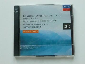 Brahms - Symphonies 1 & 2 / Istvan Kertesz (2 CD), Ophalen of Verzenden, Zo goed als nieuw