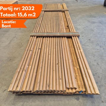 Thermo vuren triple rhombus 4800x140-130x27mm, Ophalen of Verzenden, Nieuw