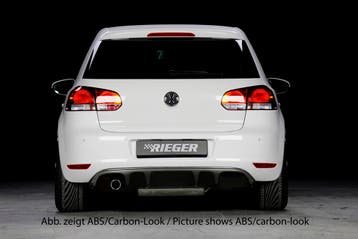 Rieger diffuser | geschikt voor VW Golf 6 VI 2008-2012 | ABS, Verzenden, Nieuw, Volkswagen