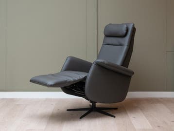 Comfora Frank sta op stoel - relaxfauteuil in echt leder!, Minder dan 75 cm, Nieuw, Ophalen of Verzenden, 50 tot 75 cm