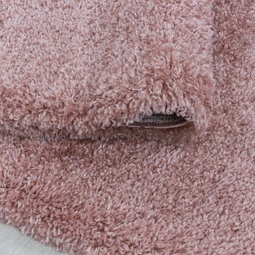 Hoogpolig Vloerkleed | Shaggy | Fluffy | Rosé | 240x340 cm, Huis en Inrichting, Verzenden, Nieuw