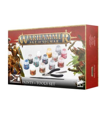 Warhammer Age of Sigmar paint plus tools set 2024 (Warhammer, Ophalen of Verzenden, Nieuw