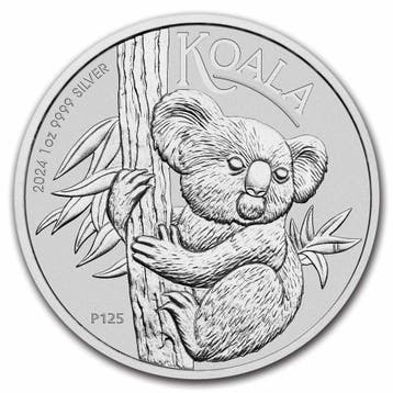 Koala 1 oz 2024, Verzenden, Losse munt, Zilver