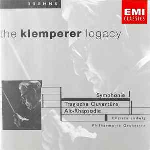 cd - Brahms - Symphony I / Tragische OuvertÃ¼re / Alt-Rha., Cd's en Dvd's, Verzenden, Zo goed als nieuw
