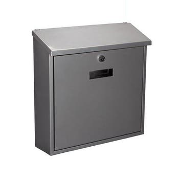 Brievenbus | GardaLux (Gegalvaniseerd staal, Zilver), Verzenden, Nieuw