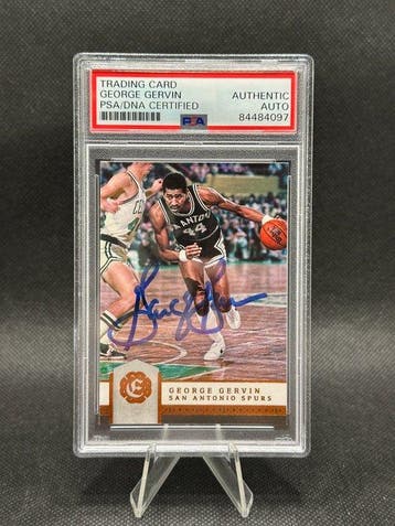 2016/17 Panini George Gervin 189 Gesigneerde kaart - 1 Card, Nieuw