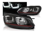 U-LED koplampen Black Red geschikt voor VW Golf 6, Auto-onderdelen, Verzenden, Nieuw, Volkswagen