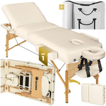 3 zones massagetafel Somwang 7,5cm matras en houten frame, Verzenden, Nieuw