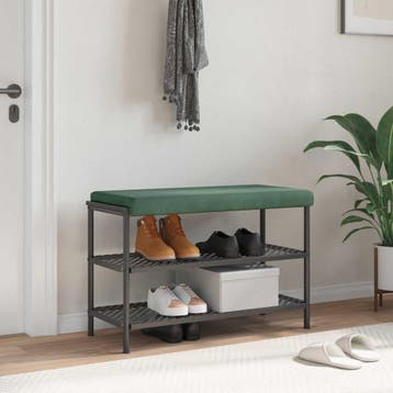 vidaXL Bankkussen fluweel Zeegroen Diepte 35 cm, Verzenden, Nieuw