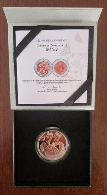 Luxemburg. 25 Euro 2023 Helden van de Pandemie Proof