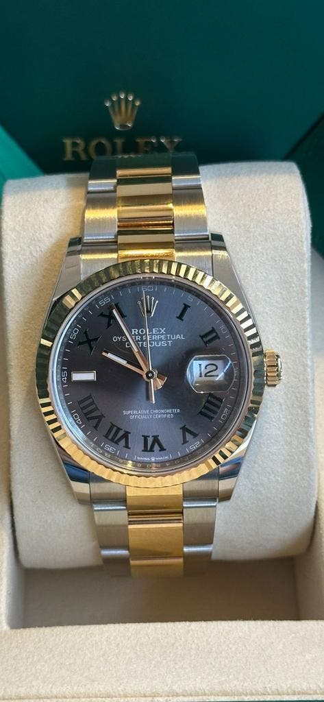 Rolex 126233 Wimbledon (2026) Like NEW, Sieraden, Tassen en Uiterlijk, Horloges | Heren, Staal, Nieuw, Staal, Rolex, Polshorloge