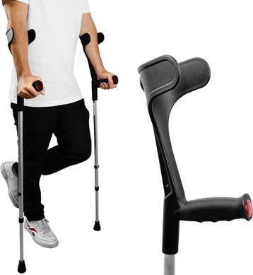 Orthopedische Krukken - 125kg - Laatste Stuk!, Diversen, Ophalen of Verzenden, In hoogte verstelbaar, Zo goed als nieuw